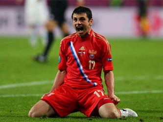 Сборная России разгромила Чехию в первом матче Евро-2012