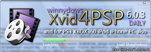 XviD4PSP 6.0.3.2844