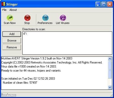 McAfee Fake Alert Stinger 10.2.0.242